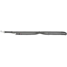 Повідець-перестібка Trixie Premium Adjustable Lead двошаровий для собак, розмір M-L, 2 м/20 мм, графіт