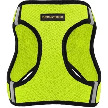 Шлея BronzeDog Mesh Vest для собак, сітчастий нейлон, лимонний, 26-29 см