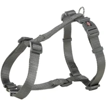 Шлея Trixie Premium H-Harness для собак, 60-87 см, 25 мм, розмір L, графіт