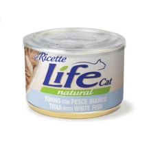 Консерва LifeCat Tuna With White Fish для котів від 6 місяців, з тунцем та білою рибою, 150 г