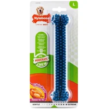 Іграшка кістка жувальна Nylabone Moderate Chew Dental Bone L, для собак до 23 кг