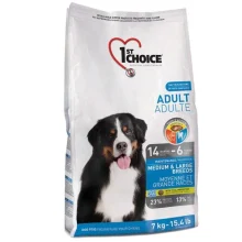 Сухий корм 1st Choice Adult Medium & Large Chicken для дорослих собак середніх і великих порід, з куркою, 7 кг