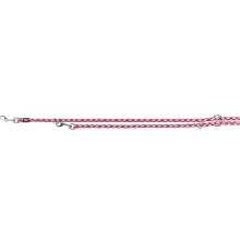 Повідець-перестібка Trixie Cavo Reflect Adjustable Lead для собак, світловідбиваючий, розмір S-M, 2 м/12 мм, фуксія