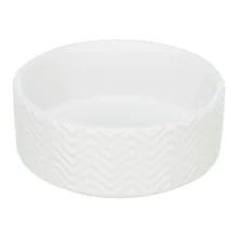Миска Trixie Ceramic Bowl для собак і кішок, кераміка, біла, 1.6л/20 см