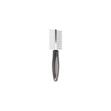 Гребінець двосторонній Flamingo Comb Rotating Medium Babu для собак, 30/19 зубців, 19×5.2 см