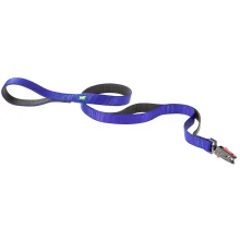 Повідець Ferplast Dual Matic G25 / 120 Black-Blue для собак з автоматичним замикання, 25 мм, 120 см