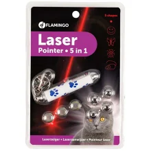 Іграшка Flamingo Laser Pointer 5-in-1 лазерна указка, для кішок