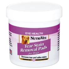 Вологі серветки Nutri-Vet Tear Stain Removal Dog для очей, морди та лап, для собак, 90 шт