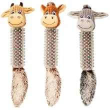 Іграшка м'яка Flamingo Cow / Horse / Donkey Spine, для собак