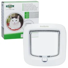 Дверцята з механічним замком PetSafe Staywell Manual-Locking Cat Flap для кішок, білий