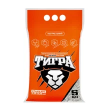 Бентонітовий наповнювач Тигра для котячих туалетів, гранула стандарт 1.5-2.5 мм, 5 кг
