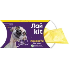 Пакети для прибирання за тваринами Лайkit, 20 шт, жовті