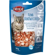 Ласощі Trixie для котів, сендвічі з тунцем і куркою, 50 г