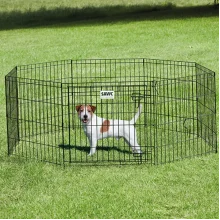 Вольєр Savic Dog Park для цуценят, цинк, 8 панелей, цинк, 61 х 91 см