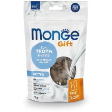 Ласощі Monge Gift Cat Kitten для кошенят, форель і молоко, 60 г