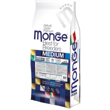 Сухий корм MONGE DOG Medium Puppy & Junior курка з рисом, 15 кг