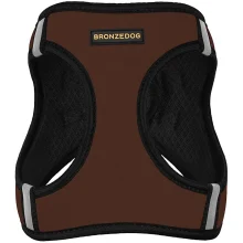 Шлея BronzeDog Sport Vest для собак з нейлону, неопрену і 3D сітки, коричневий, 43-53 см