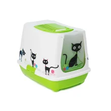 Закритий туалет Moderna Trend Cat для кішок, блакитний, 50 х 39 х 39 см
