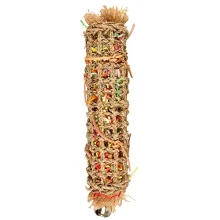 Іграшка Flamingo Papyr Parakeet Toy Tube для папуг, 11 × 9 × 45 см