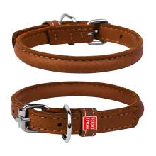 Нашийник WAUDOG SOFT, для собак, 13 мм, 39-47 см, коричневий