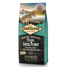 Сухий корм Carnilove Fresh Carp & Trout for Adult dogs, для собак, 12 кг