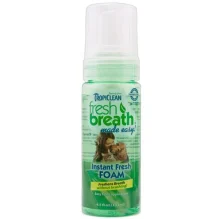 М'ятна пінка Tropiclean Instant Fresh Foam для підтримки здоров'я ясен і зубів для кішок і собак, 128 мл