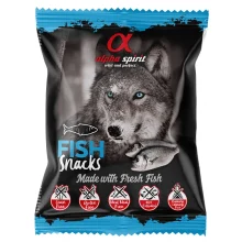 Напіввологі ласощі для собак Alpha Spirit DOG Snacks Fish, кубики з рибою, 50 г