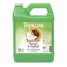 Шампунь-кондиціонер 2 в 1 Tropiclean Papaya and Coconut 1:16; 3,78 л.