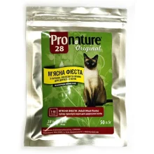 Сухий корм Pronature Original Adult Meat Fiesta для котів, з куркою, лососем, ягням, 350 г