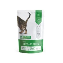 Вологий корм для котів Nature's Protection Urinary з яловичиною та індичкою, 100 г