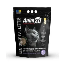 Бентонітовий наповнювач AnimAll гранульований, для кішок, 5 кг