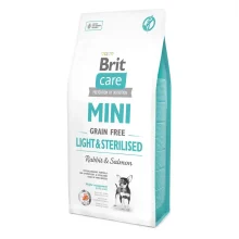 Сухий корм Brit Care GF Mini Light & Sterilised, для собак малих порід, 7 кг