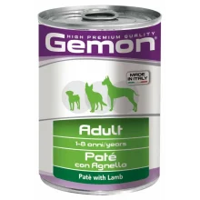 Вологий корм GEMON DOG WET Adult паштет з ягням 0,4 кг