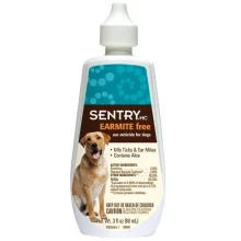 Краплі Sentry Earmite free з алое, проти вушного кліща, для собак, 25 мл
