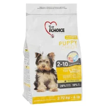 Сухий корм 1st Choice Puppy Toy & Small Chicken для цуценят міні та малих порід, з куркою, 2.72 кг