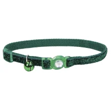 Безпечний нашийник Coastal Fashion Safe Cat для котів, зелений, 1×30 см
