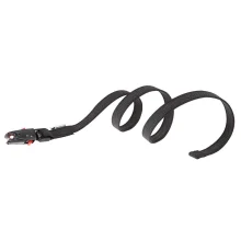 Повідець без ручки Ferplast Daytona Gummy Matic G20 / 100 S / M Black з прогумованого нейлону, 20 мм, 100 см