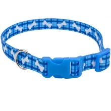 Нашийник Coastal Pet Attire Style для собак, синьо-блакитний, 2.5×45-71 см
