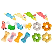 Іграшки Flamingo Toys для собак, лоша, щеня, кошеня, хвіст з каната, латекс, 8 см