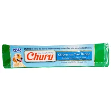 Ласощі INABA "Churu" для собак, вершковий мус курка з тунцем, 1 стік, 14 гр