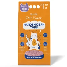 Наповнювач MODES PetSanit Tofu для котів, лаванда, 2.6 кг, 6 л