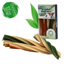 Ласощі DENTAL-VEG, кручений стік, солодка картопля з м'ятою, 75 г