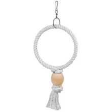 Іграшка Flamingo Ring мотузяне кільце, для папуг, велика, 24х5х40 см
