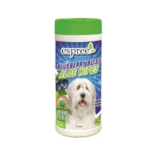 Вологі серветки Espree Blueberry Bliss Wipes для собак з алое вера і екстрактом чорниці, 50 шт