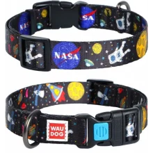 Нашийник Waudog Nylon з малюнком "NASA" ширина 20 мм, довжина 24-40 см