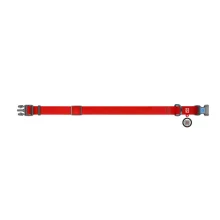 Нашийник водостійкий WAUDOG Waterproof для собак, світиться, пластик, M, 20 мм/24-40 см, червоний