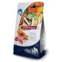 Сухий низькозерновий корм Farmina N&D TROPICAL SELECTION для дорослих собак середніх і великих порід, з ягням і тропічними фруктами, 10 кг