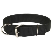Нашийник подвійний Coastal Macho Dog для собак, чорний, 4.5×65 см