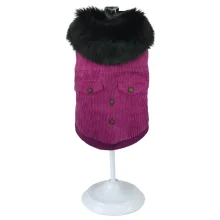 Куртка Croci Pink Velvet для собак, зима, фіолетовий, L, 30 см