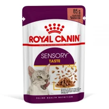 Вологий корм Royal Canin Sensory Taste Gravy для котів вибагливих до смаку, шматочки в соусі, 85 г